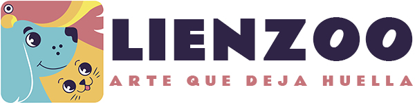Logotipo de LienZOO, tienda online de productos personalizados para amantes de los animales