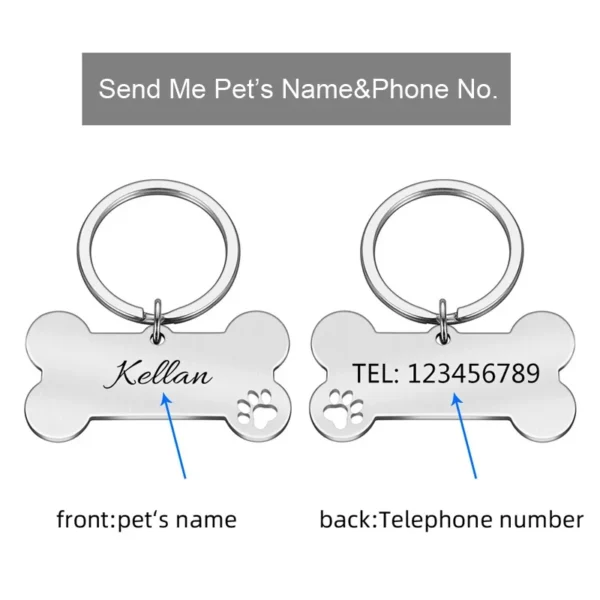 Placa identificativa para perros personalizada - Imagen 4