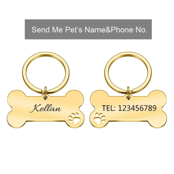 Placa identificativa para perros personalizada - Imagen 3