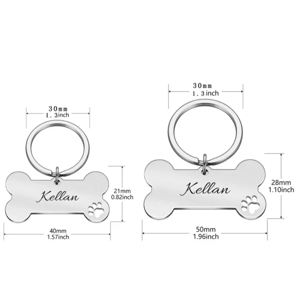 Placa identificativa para perros personalizada - Imagen 7
