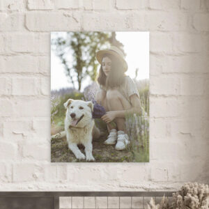 Poster con la foto de tu mascota
